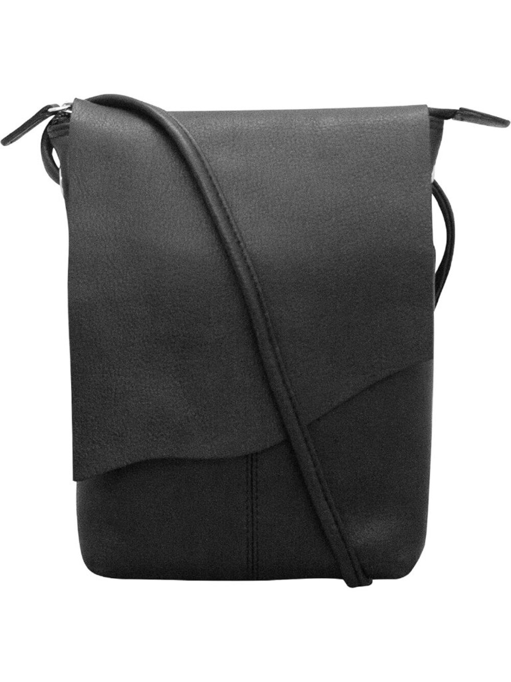 Genuine Leather Mini Crossbody Bag for Women - RFID Blocking, Adjustable Strap